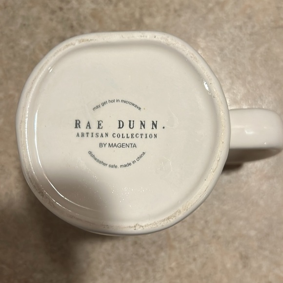 Rae Dunn "WISH" Large Letter Coffee Tea Mug By Magenta - Picture 4 of 4